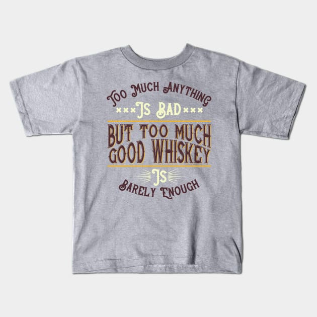 Good whiskey Kids T-Shirt by Carlosj1313